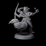 Winning Kitsune Archer Miniature for Dungeons and Dragons, Pathfinder or other TTRPGs