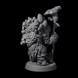 Wise Fungal Tortle Sage Miniature for Dungeons and Dragons, Pathfinder or other TTRPGs