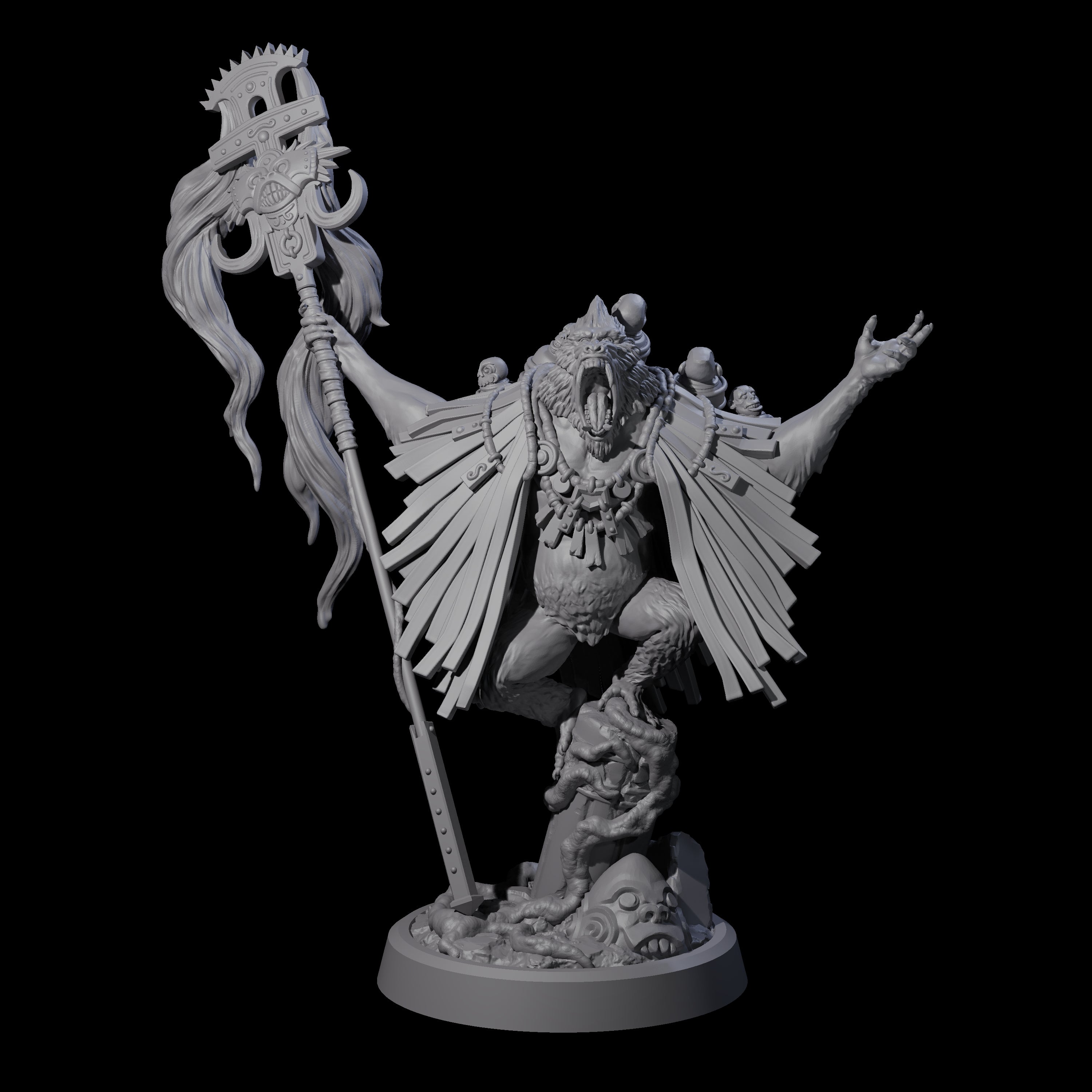 Wise Hazodee Elder A Miniature for Dungeons and Dragons, Pathfinder or other TTRPGs