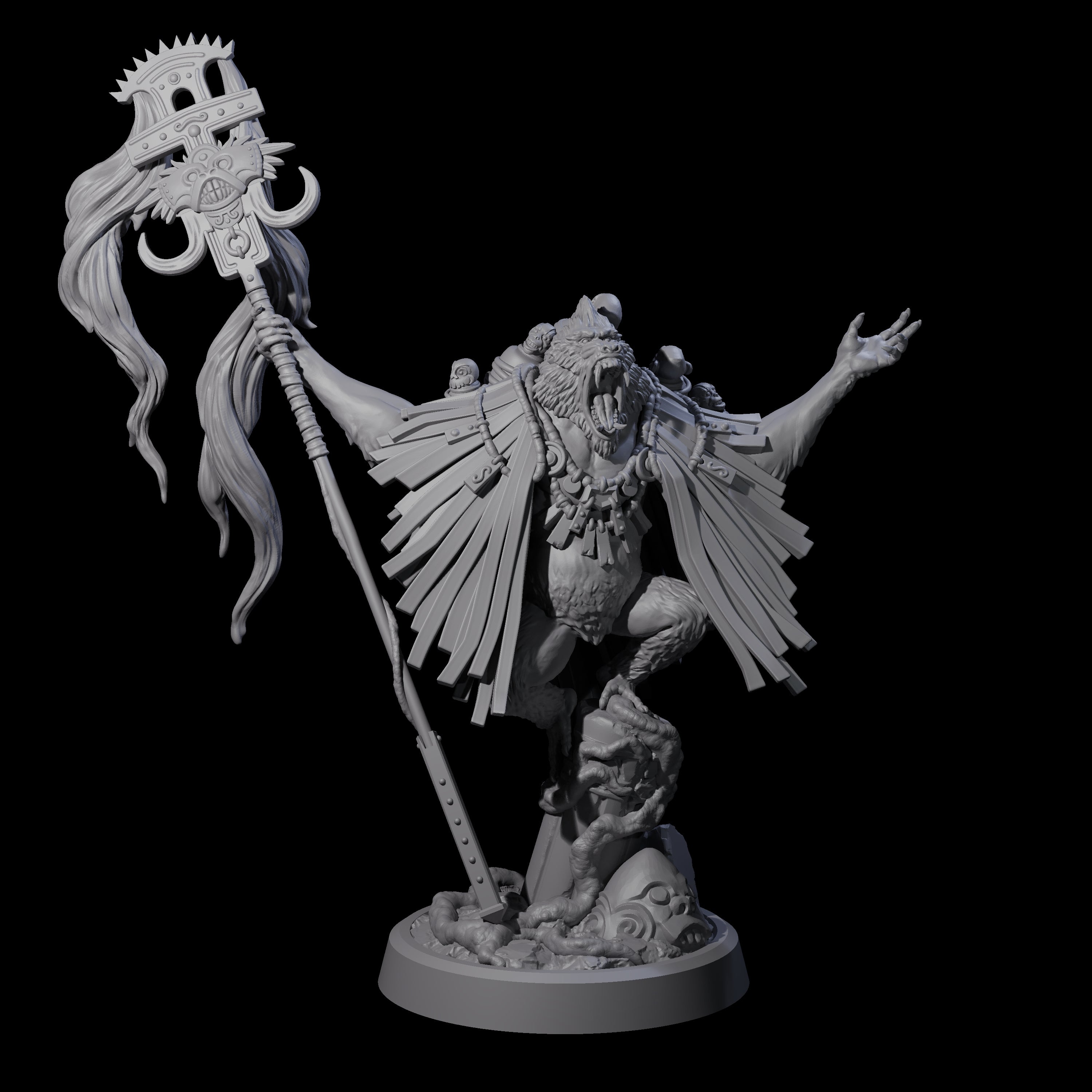 Wise Hazodee Elder A Miniature for Dungeons and Dragons, Pathfinder or other TTRPGs