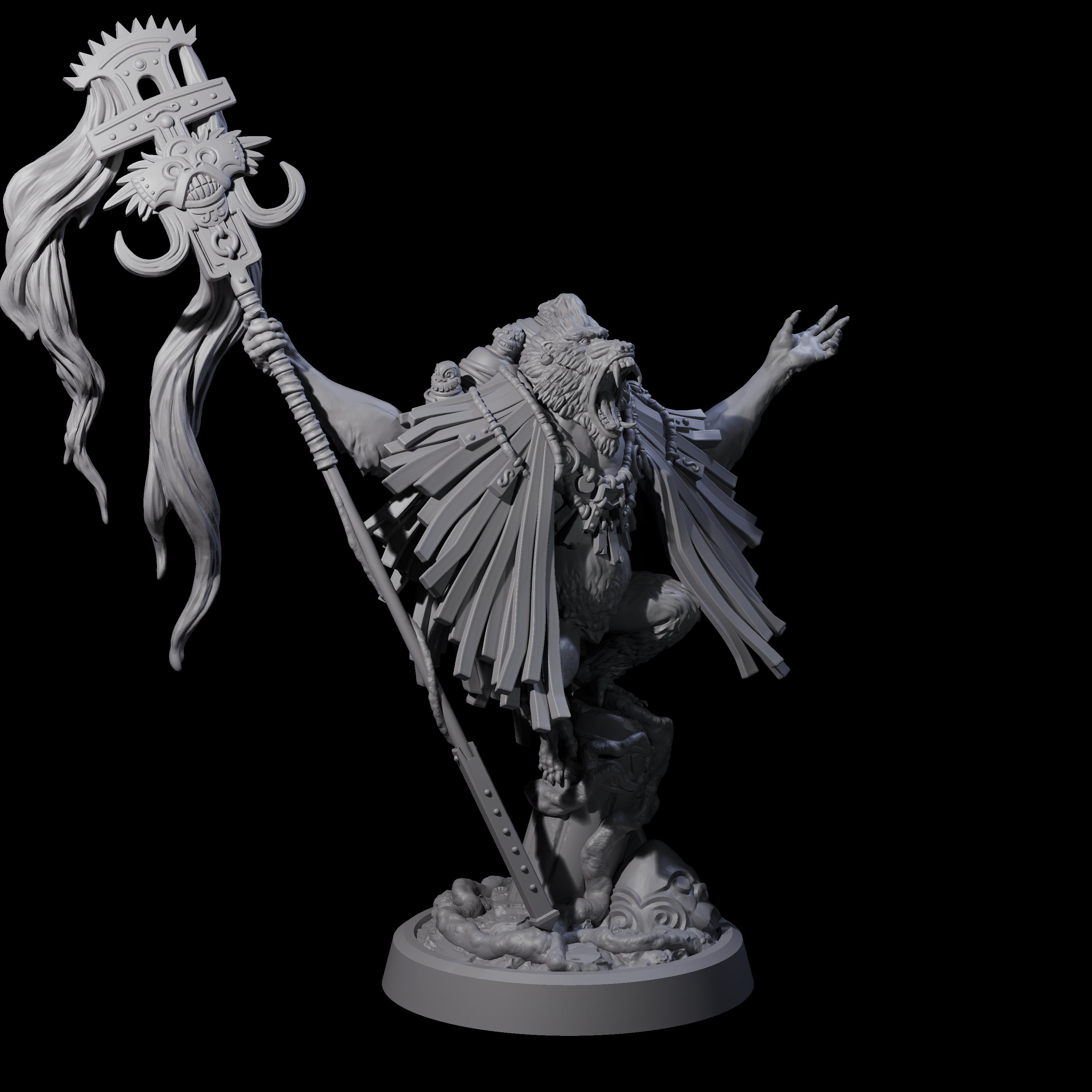 Wise Hazodee Elder A Miniature for Dungeons and Dragons, Pathfinder or other TTRPGs