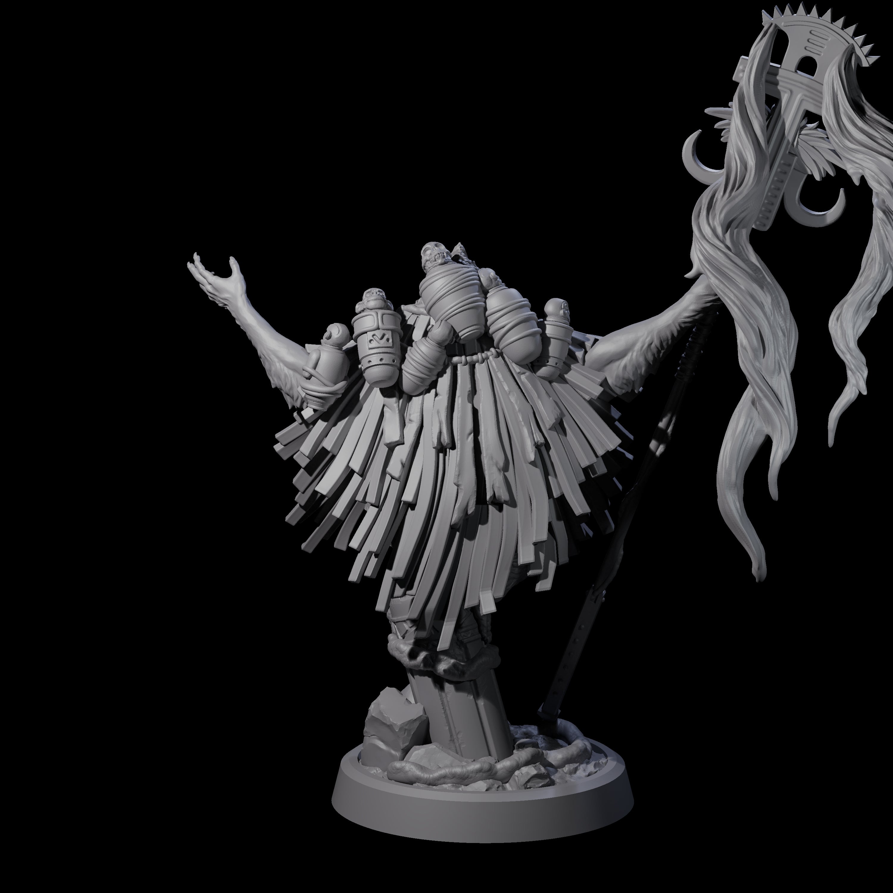 Wise Hazodee Elder A Miniature for Dungeons and Dragons, Pathfinder or other TTRPGs