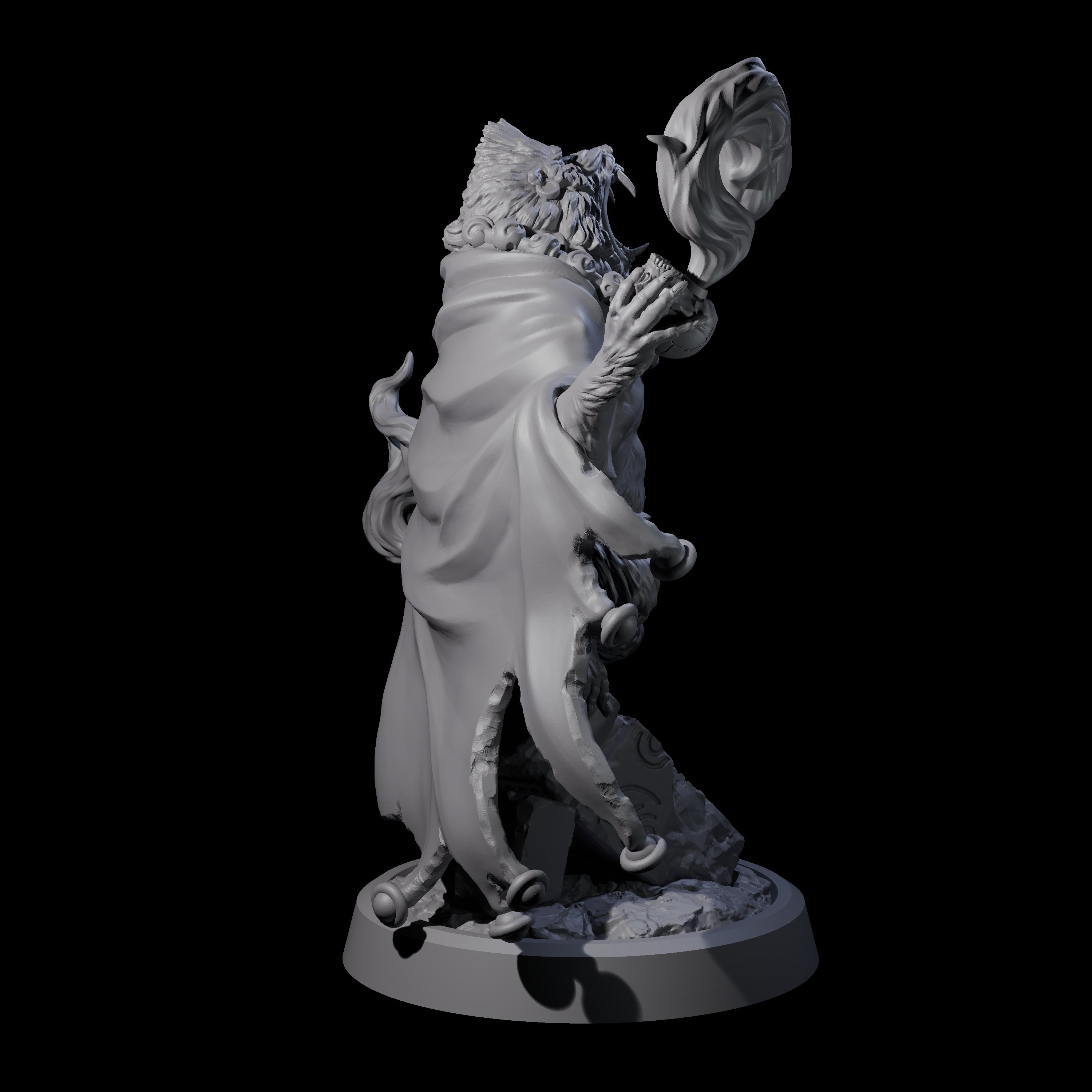 Wise Hazodee Elder B Miniature for Dungeons and Dragons, Pathfinder or other TTRPGs