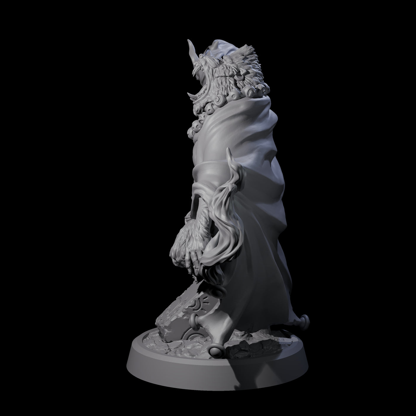 Wise Hazodee Elder B Miniature for Dungeons and Dragons, Pathfinder or other TTRPGs