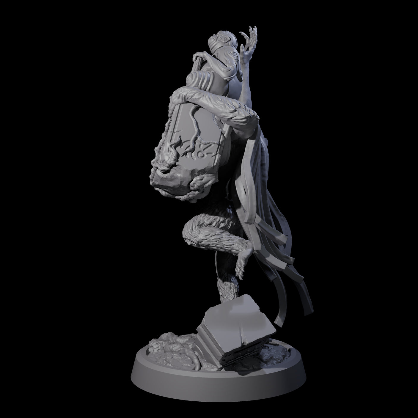 Wise Hazodee Elder C Miniature for Dungeons and Dragons, Pathfinder or other TTRPGs