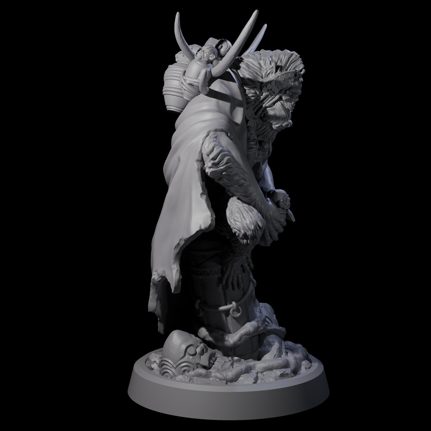 Wise Hazodee Elder D Miniature for Dungeons and Dragons, Pathfinder or other TTRPGs