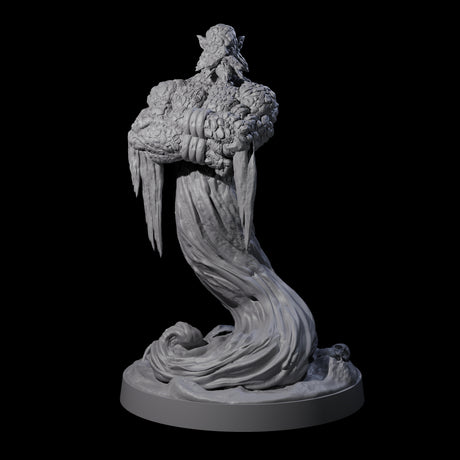 Wise Sand Djinni Miniature for Dungeons and Dragons, Pathfinder or other TTRPGs