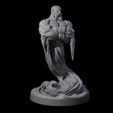 Wise Sand Djinni Miniature for Dungeons and Dragons, Pathfinder or other TTRPGs