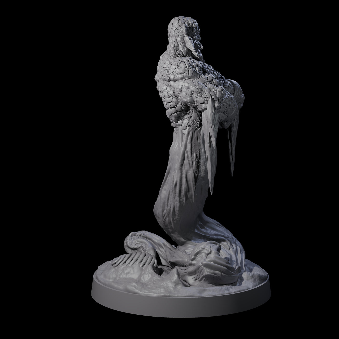Wise Sand Djinni Miniature for Dungeons and Dragons, Pathfinder or other TTRPGs