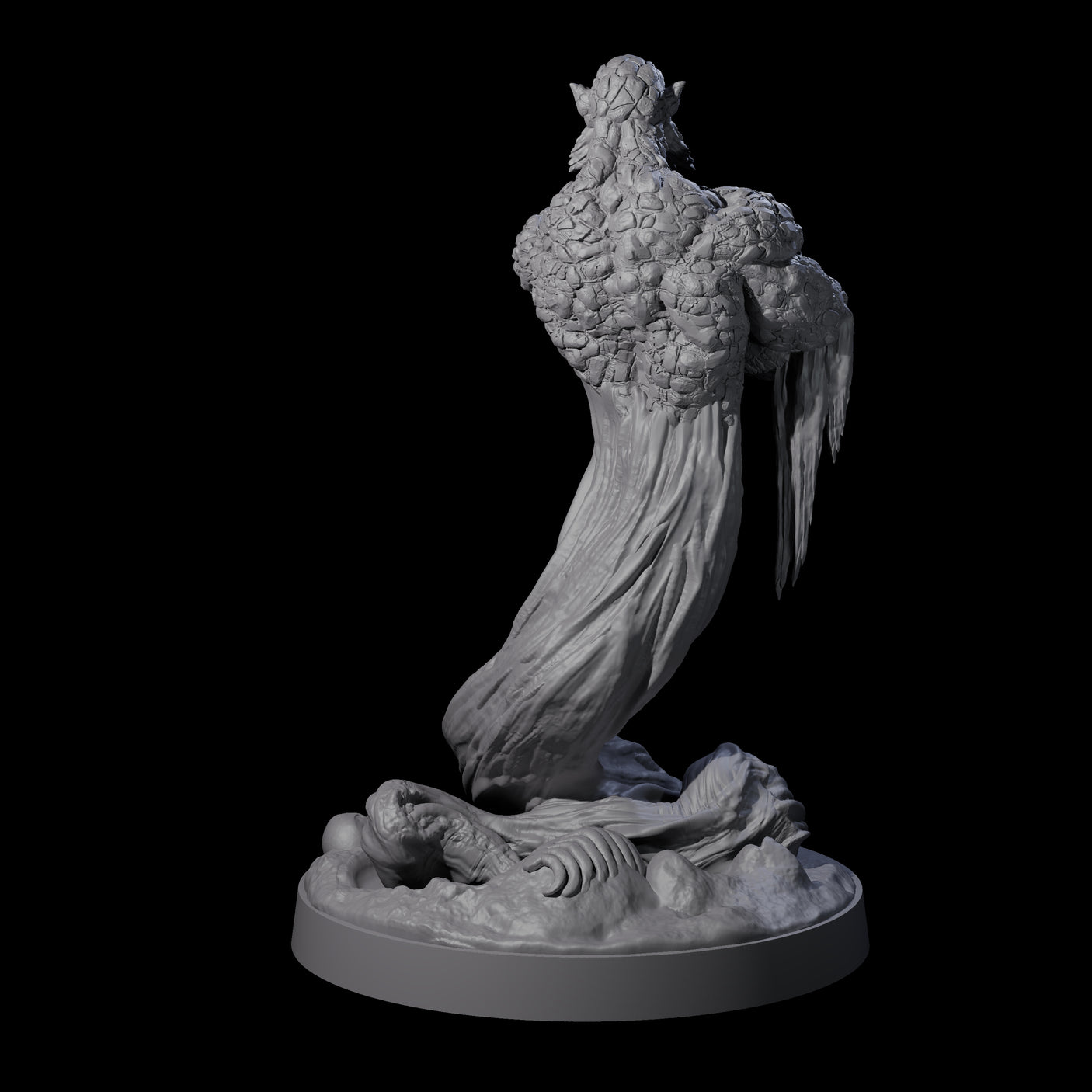 Wise Sand Djinni Miniature for Dungeons and Dragons, Pathfinder or other TTRPGs