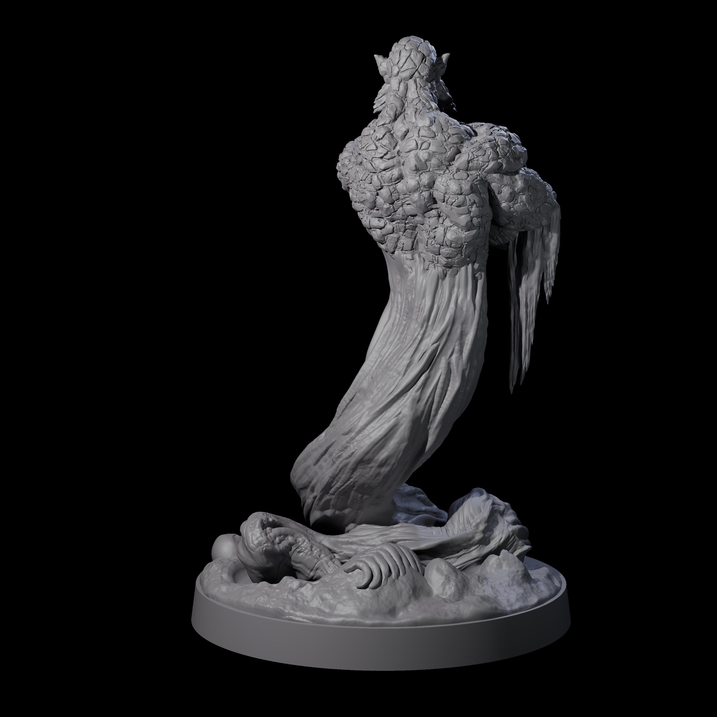 Wise Sand Djinni Miniature for Dungeons and Dragons, Pathfinder or other TTRPGs