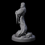 Wise Sand Djinni Miniature for Dungeons and Dragons, Pathfinder or other TTRPGs