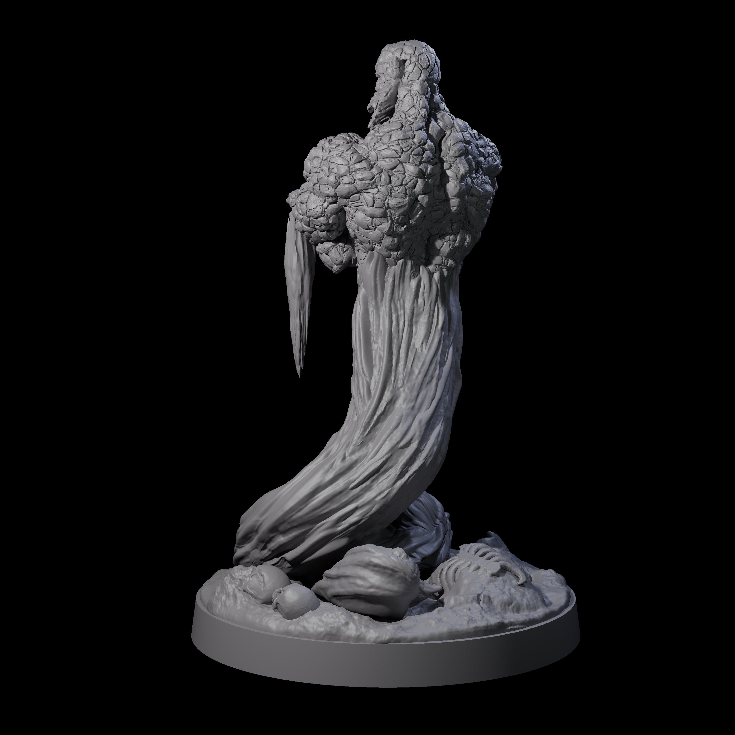 Wise Sand Djinni Miniature for Dungeons and Dragons, Pathfinder or other TTRPGs