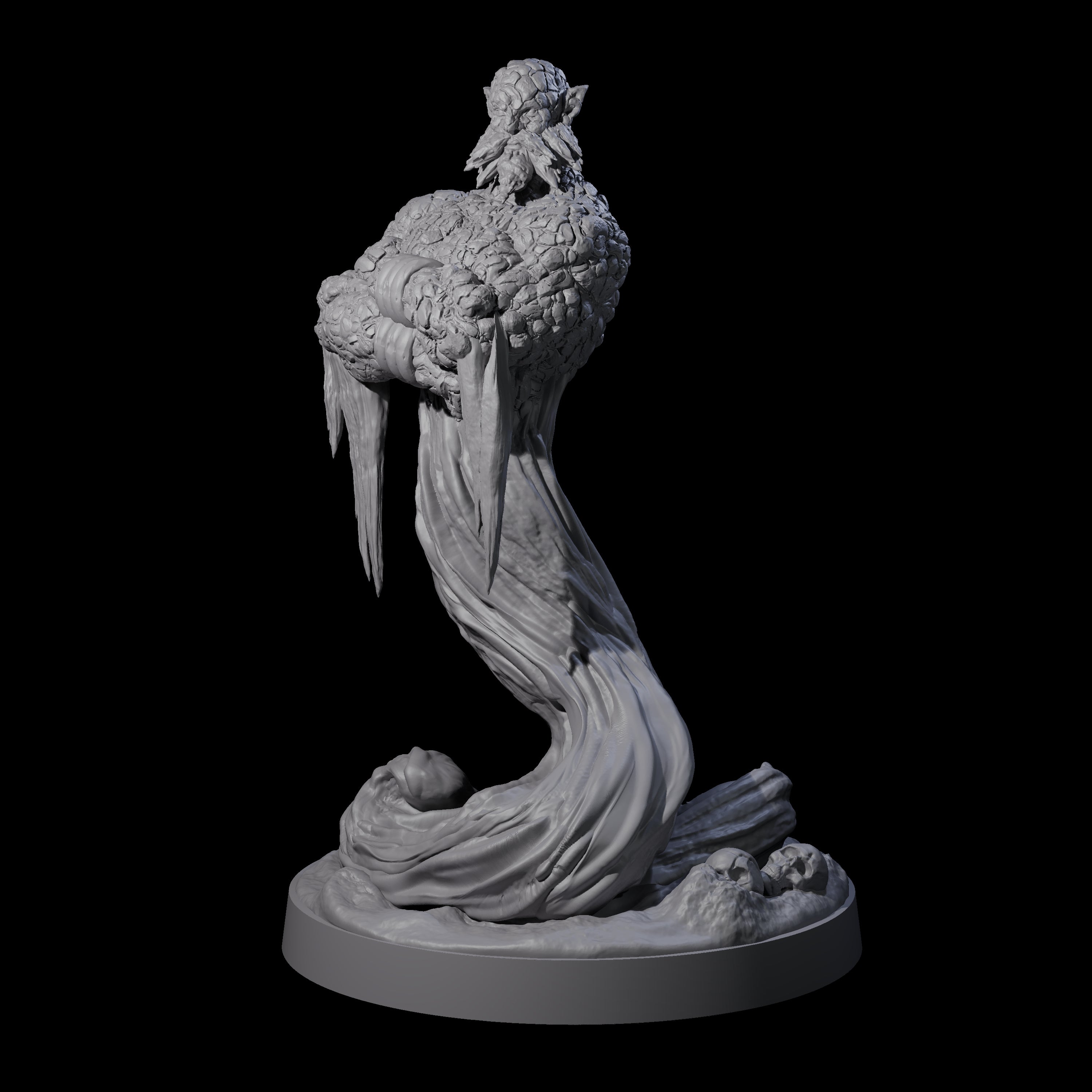 Wise Sand Djinni Miniature for Dungeons and Dragons, Pathfinder or other TTRPGs