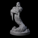 Wise Sand Djinni Miniature for Dungeons and Dragons, Pathfinder or other TTRPGs