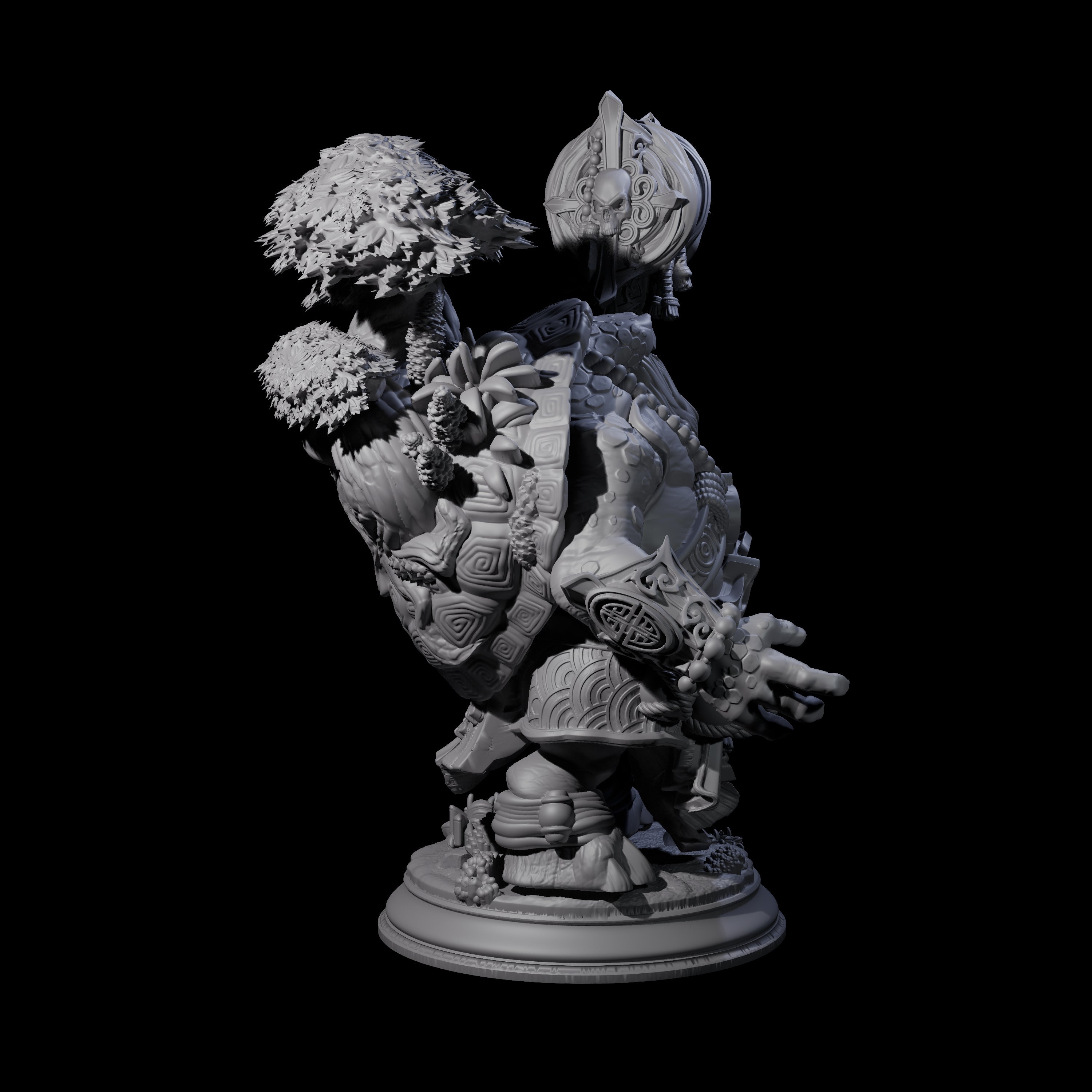 Wise Tortle Monk Miniature for Dungeons and Dragons, Pathfinder or other TTRPGs