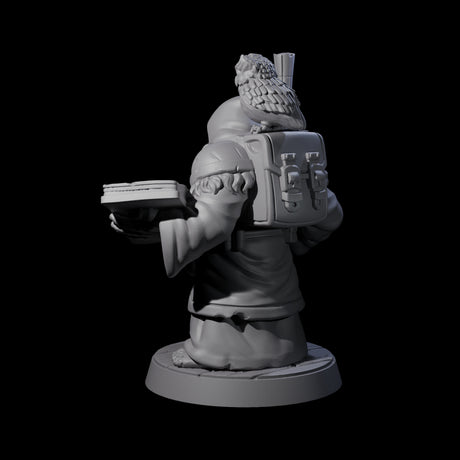 Wise Travelling Dwarf Seer Miniature for Dungeons and Dragons, Pathfinder or other TTRPGs