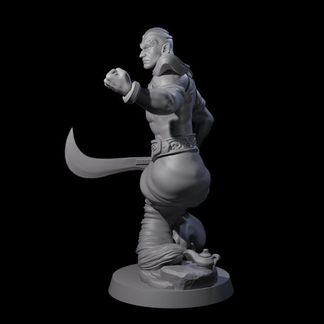 Wish Granting Djinni Miniature for Dungeons and Dragons, Pathfinder or other TTRPGs