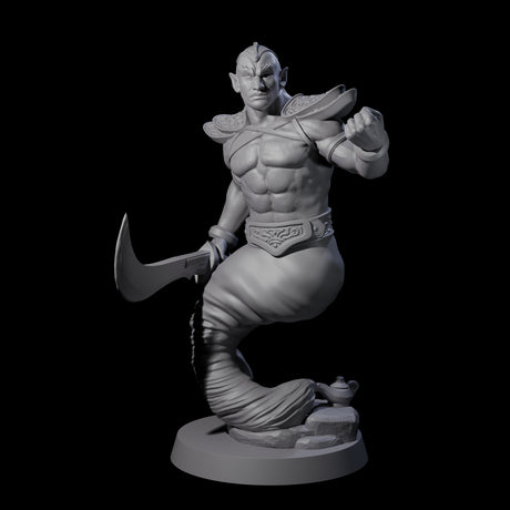 Wish Granting Djinni Miniature for Dungeons and Dragons, Pathfinder or other TTRPGs