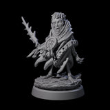 Withered Necromancer Marrowling A Miniature for Dungeons and Dragons, Pathfinder or other TTRPGs