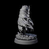 Withered Necromancer Marrowling A Miniature for Dungeons and Dragons, Pathfinder or other TTRPGs
