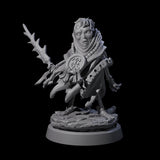 Withered Necromancer Marrowling A Miniature for Dungeons and Dragons, Pathfinder or other TTRPGs