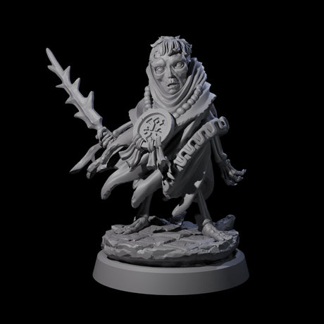 Withered Necromancer Marrowling A Miniature for Dungeons and Dragons, Pathfinder or other TTRPGs