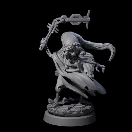 Withered Necromancer Marrowling B Miniature for Dungeons and Dragons, Pathfinder or other TTRPGs