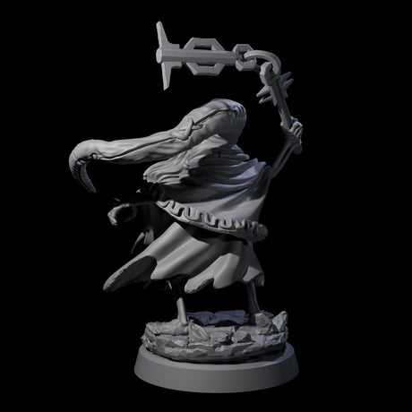 Withered Necromancer Marrowling B Miniature for Dungeons and Dragons, Pathfinder or other TTRPGs