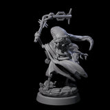 Withered Necromancer Marrowling B Miniature for Dungeons and Dragons, Pathfinder or other TTRPGs