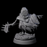 Withered Necromancer Marrowling D Miniature for Dungeons and Dragons, Pathfinder or other TTRPGs