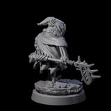 Withered Necromancer Marrowling D Miniature for Dungeons and Dragons, Pathfinder or other TTRPGs