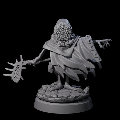 Withered Necromancer Marrowlings Miniature for Dungeons and Dragons, Pathfinder or other TTRPGs