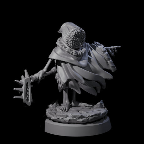 Withered Necromancer Marrowlings Miniature for Dungeons and Dragons, Pathfinder or other TTRPGs