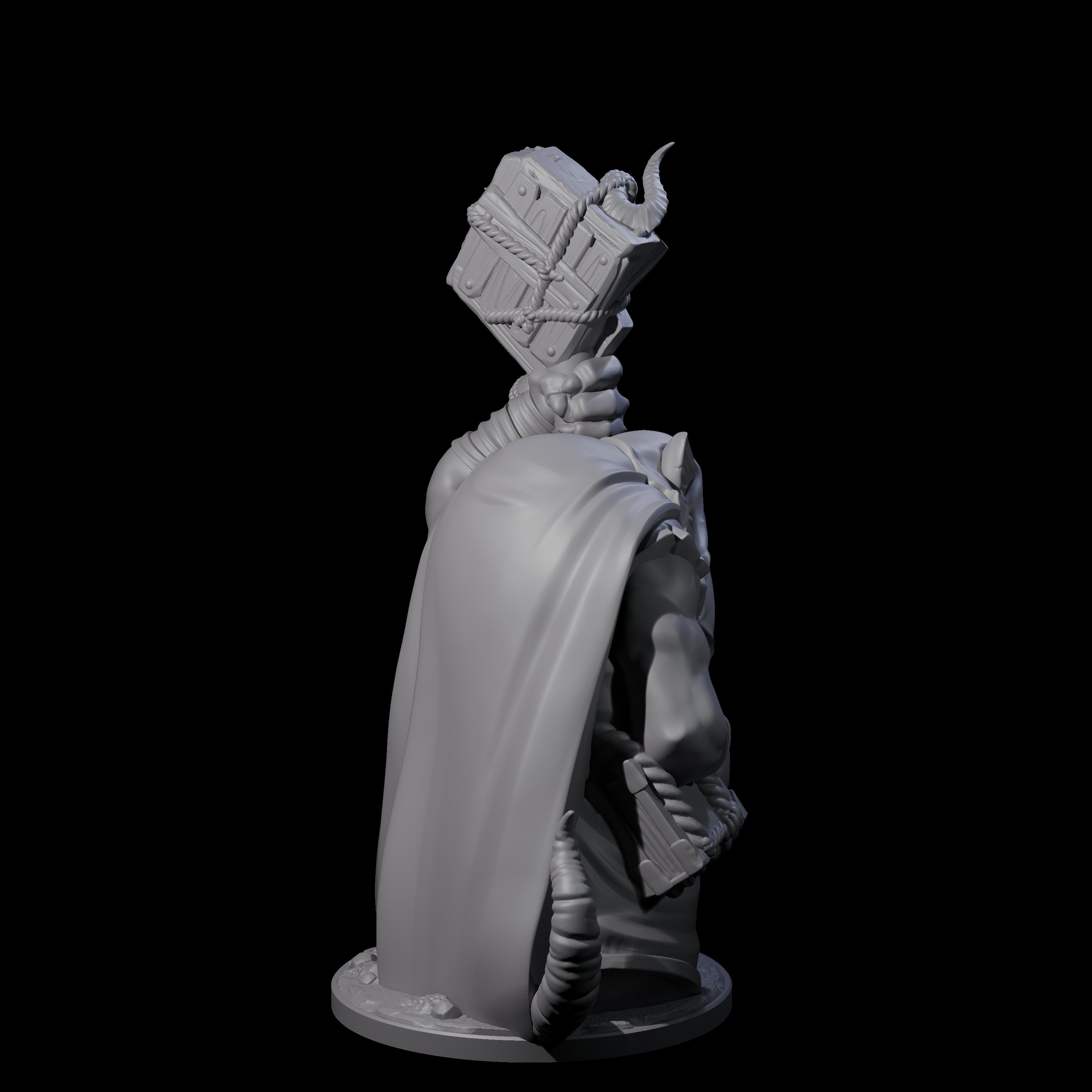 Withering Ratfolk Plaguecrafter A Miniature for Dungeons and Dragons, Pathfinder or other TTRPGs