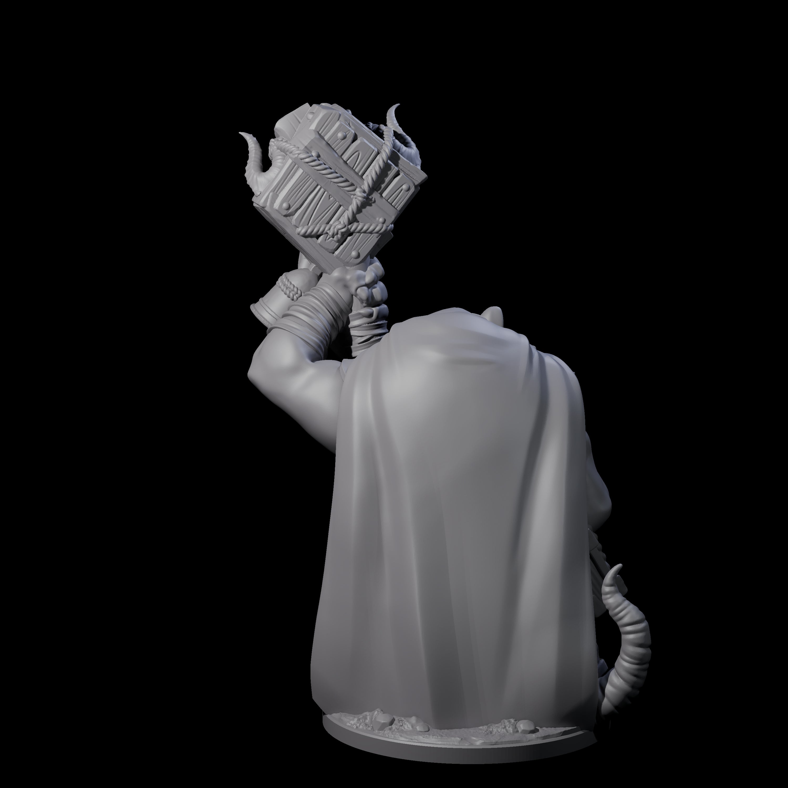 Withering Ratfolk Plaguecrafter A Miniature for Dungeons and Dragons, Pathfinder or other TTRPGs