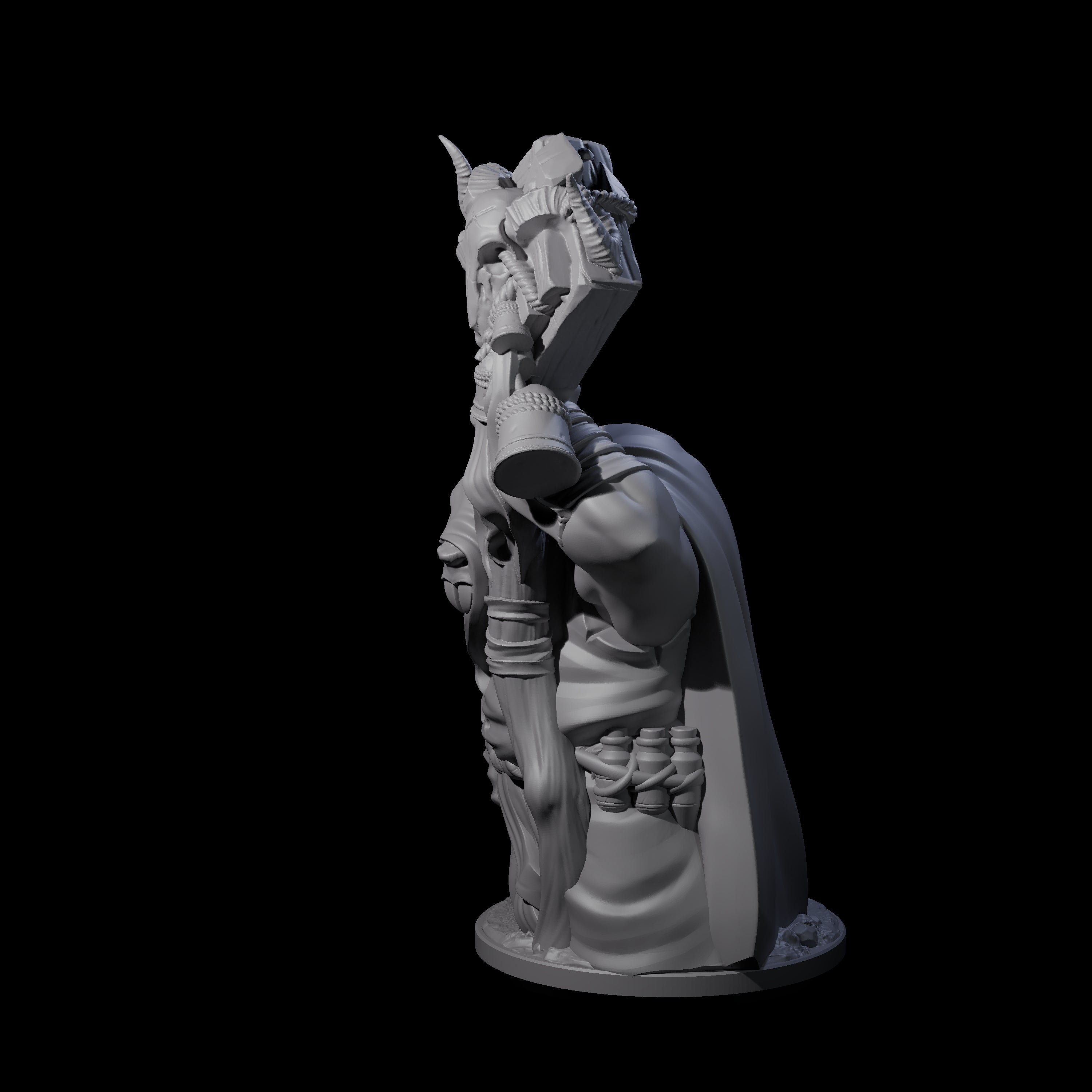 Withering Ratfolk Plaguecrafter A Miniature for Dungeons and Dragons, Pathfinder or other TTRPGs