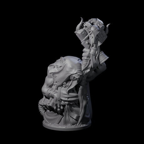 Withering Ratfolk Plaguecrafter A Miniature for Dungeons and Dragons, Pathfinder or other TTRPGs