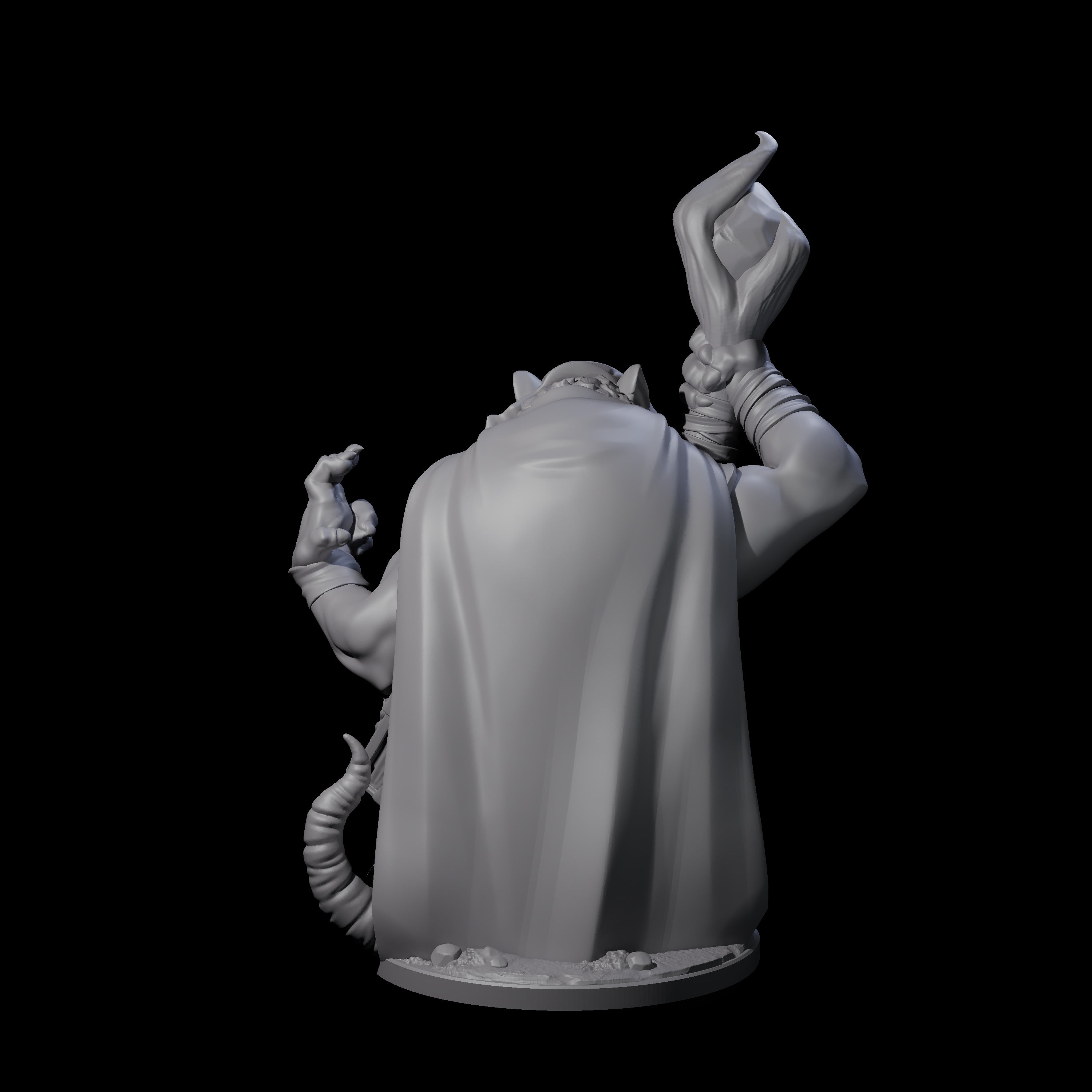 Withering Ratfolk Plaguecrafter B Miniature for Dungeons and Dragons, Pathfinder or other TTRPGs