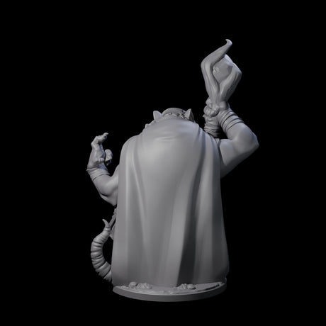 Withering Ratfolk Plaguecrafter B Miniature for Dungeons and Dragons, Pathfinder or other TTRPGs
