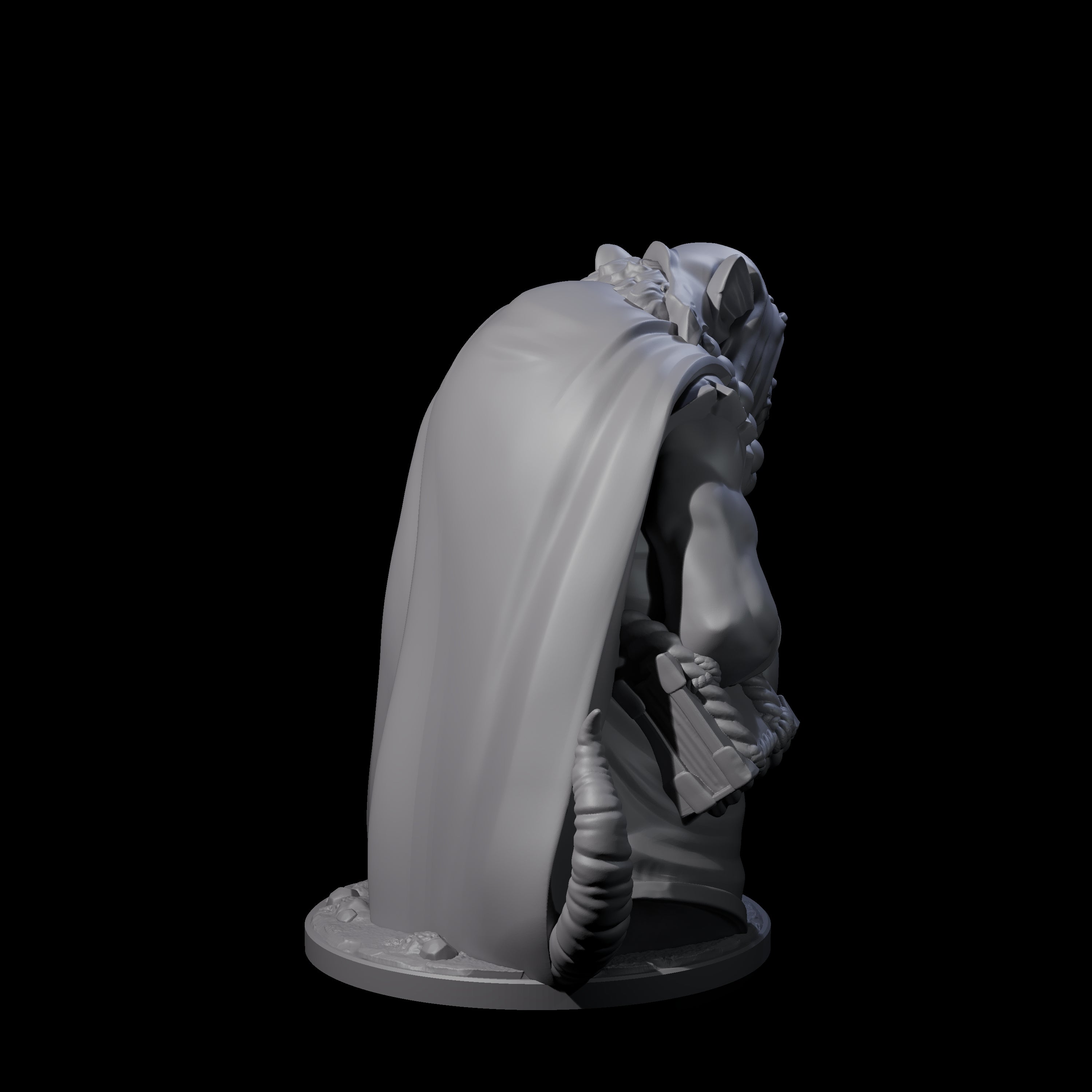 Withering Ratfolk Plaguecrafter C Miniature for Dungeons and Dragons, Pathfinder or other TTRPGs