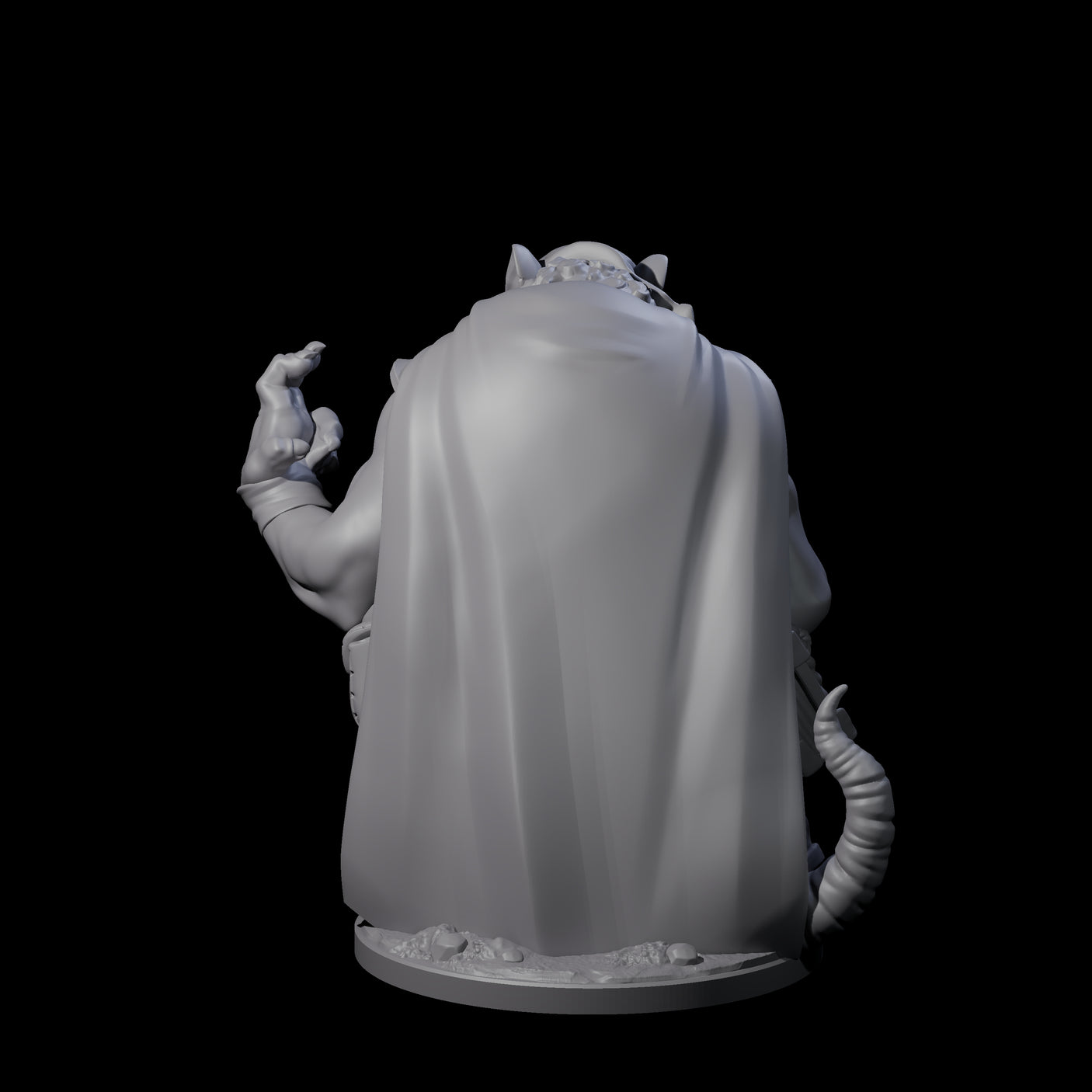 Withering Ratfolk Plaguecrafter C Miniature for Dungeons and Dragons, Pathfinder or other TTRPGs