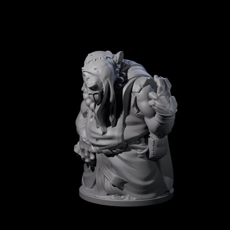 Withering Ratfolk Plaguecrafter C Miniature for Dungeons and Dragons, Pathfinder or other TTRPGs