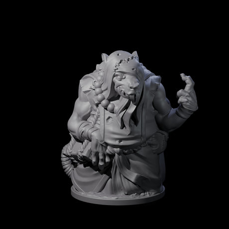 Withering Ratfolk Plaguecrafters Miniature for Dungeons and Dragons, Pathfinder or other TTRPGs