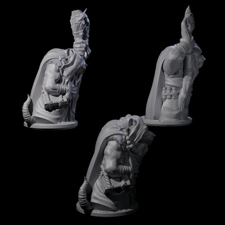 Withering Ratfolk Plaguecrafters Miniature for Dungeons and Dragons, Pathfinder or other TTRPGs
