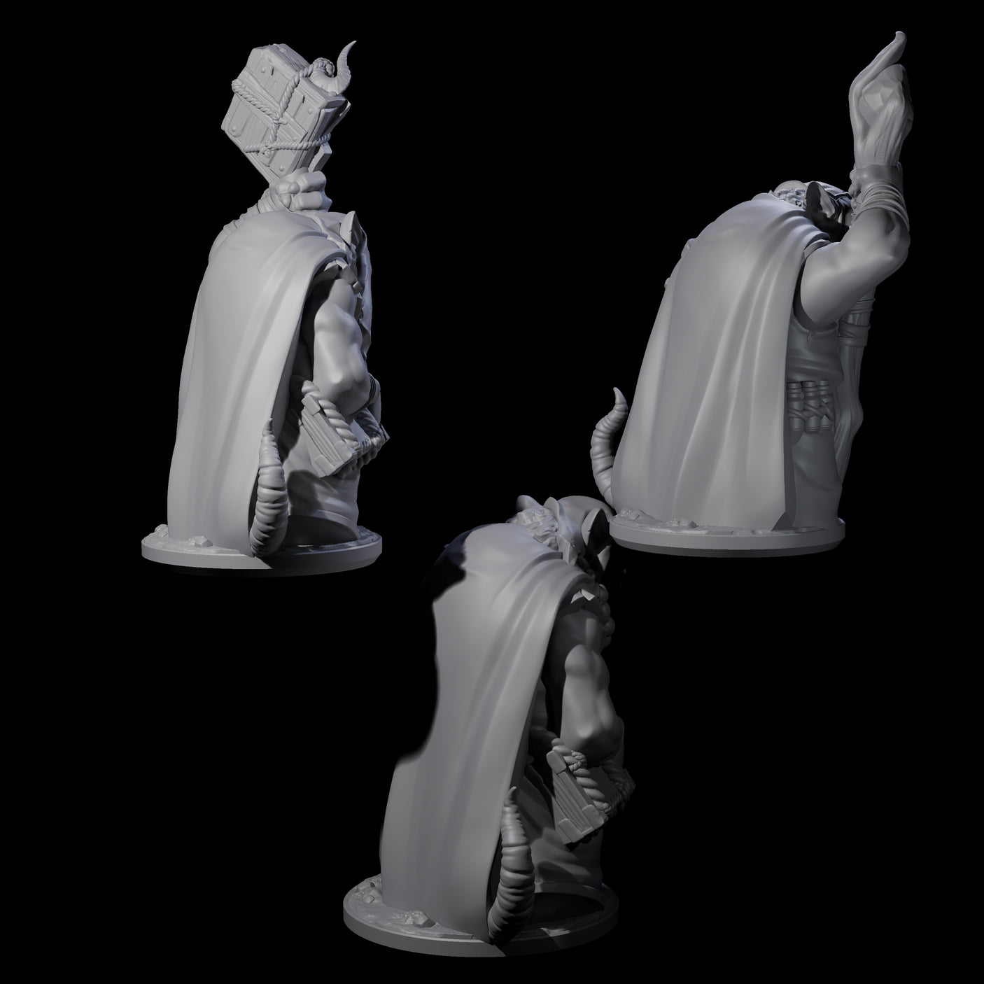 Withering Ratfolk Plaguecrafters Miniature for Dungeons and Dragons, Pathfinder or other TTRPGs