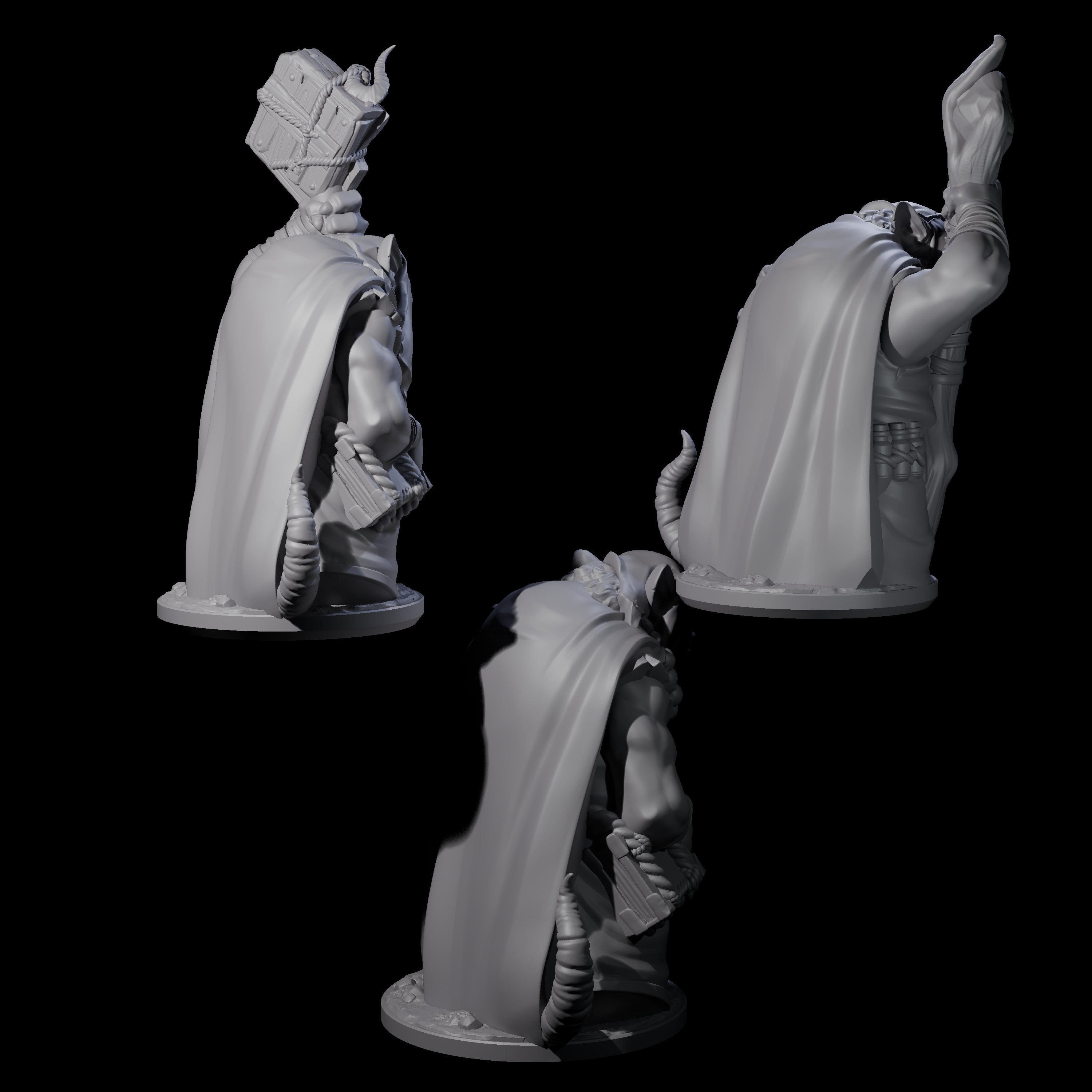 Withering Ratfolk Plaguecrafters Miniature for Dungeons and Dragons, Pathfinder or other TTRPGs