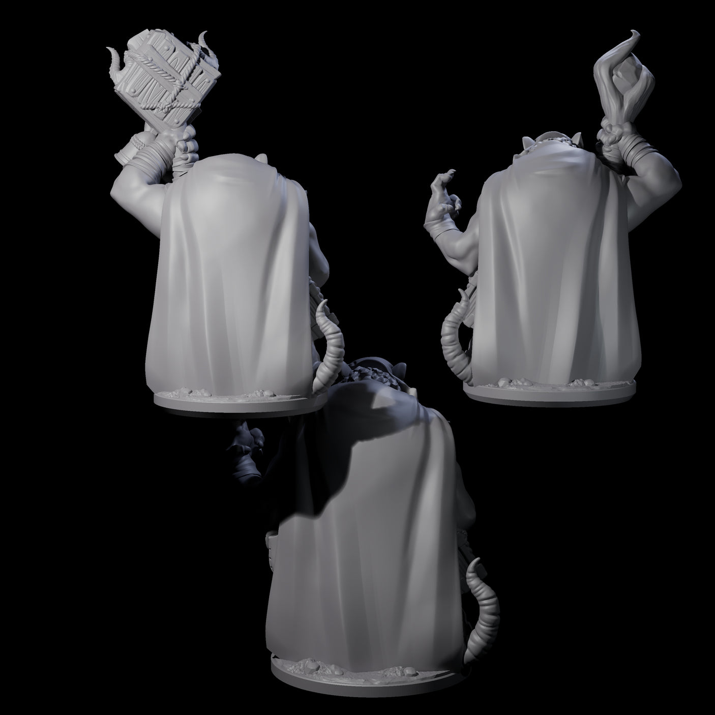Withering Ratfolk Plaguecrafters Miniature for Dungeons and Dragons, Pathfinder or other TTRPGs