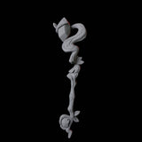 Wizard Staff A Miniature for Dungeons and Dragons, Pathfinder or other TTRPGs