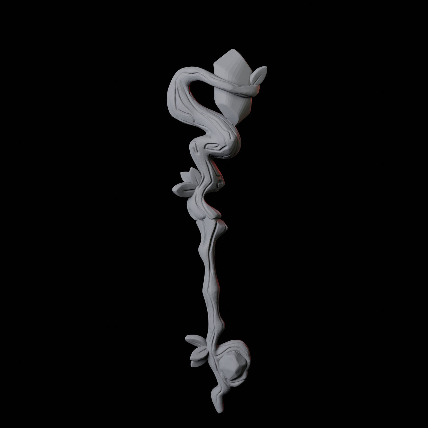 Wizard Staff A Miniature for Dungeons and Dragons, Pathfinder or other TTRPGs